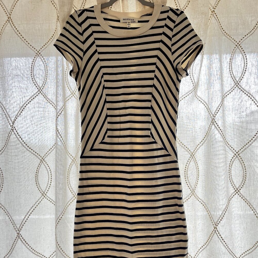 Adorable Striped Mini Dress